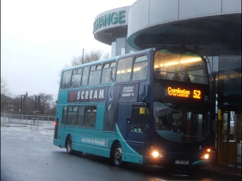 Fast Road Beast! Arriva North East ( Northumbria ) Volvo B7TL Wright Gemini 7412 LJ03MHU on Route 52