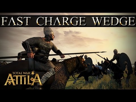 Total War Attila Mechanics - Wedge, Fast Charge and Shock Cavalry
