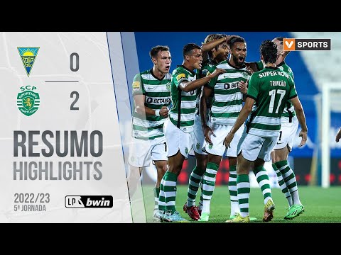 Highlights | Resumo: Estoril Praia 0-2 Sporting (Liga 22/23 #5)