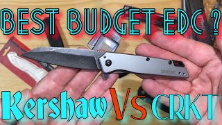 Best Budget EDC ? Kershaw vs CRKT Assisted open pocket knife comparison #new #edc #knife #budget