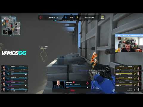 GAULES DESABAFA NO JOGO DA GODSENT X ASTRALIS 🤣