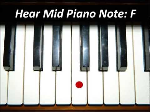 Hear Piano Note - Mid F