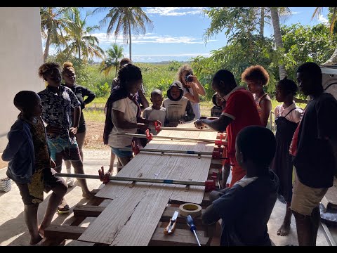 A Workshop for 'Manu Shapes' in Tofo, Mozambique