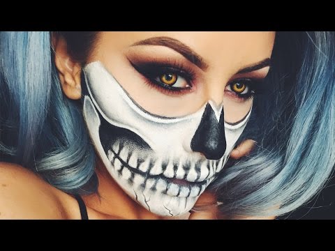 Halloween Skull Makeup - Chrisspy Video