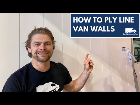 Grooved ply wall method for van conversions | Lining a van | Vanlife Conversions
