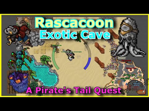 [A Pirate's Tail Quest] Wbijamy 1500 Punktów, dostęp do EXOTIC CAVE i skrót na Rascacoon - TIBIA
