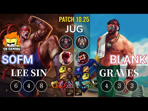SN SofM Lee Sin vs Blank Graves Jungle - KR Patch 10.25