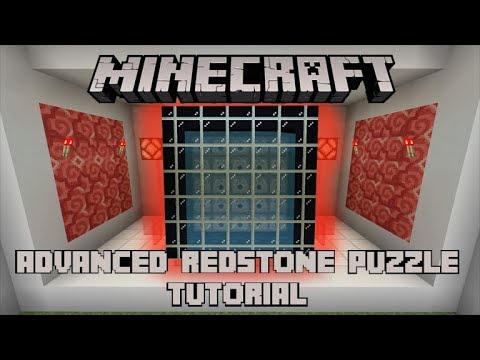Minecraft - Advanced Redstone Puzzle Tutorial (PS4)