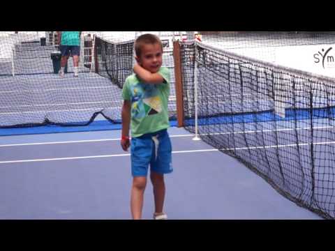 2017 Belgique, Stage Tennis, Raphael Avec Sami, Chez Justine, E16, Crevé, by HabariSalam