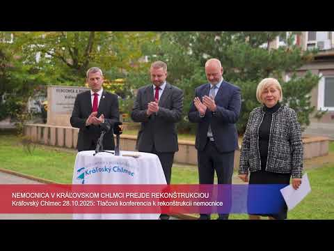 Tlačová konferencia z Nemocnice v Kráľovskom Chlmci