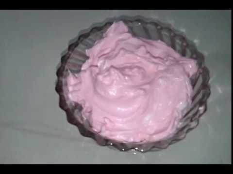 MAKING OF WHIPPED CREAM FOR CUP CAKES BY ARUNA'S KITCHEN