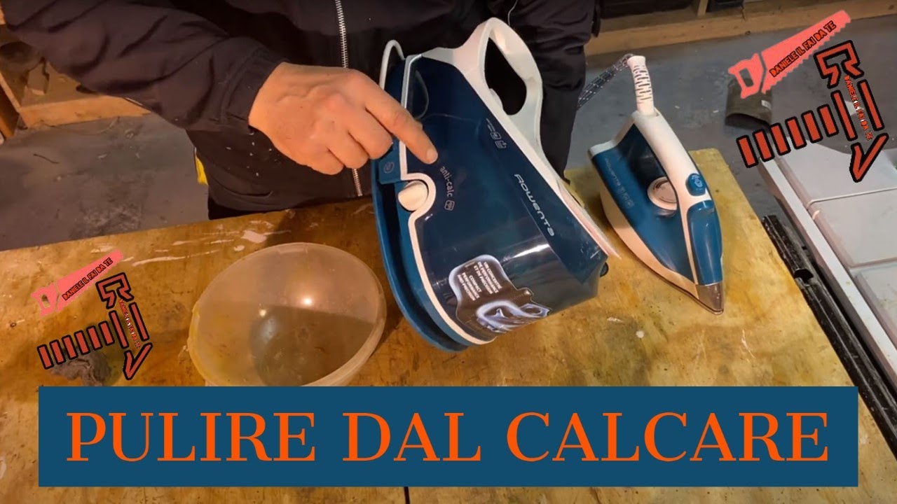 Pulire dal calcare un ferro da stiro