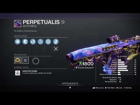 CRAFTED: PERPETUALIS (DESTINY 2: SEASON OF DEFIANCE)