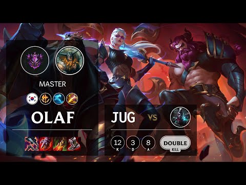 Olaf Jungle vs Ekko - KR Master Patch 11.22