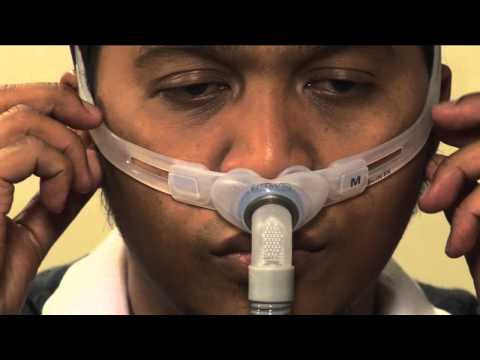 How to fit your ResMed CPAP nasal pillows mask