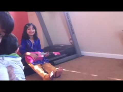 Sabeeka khan pink guitar