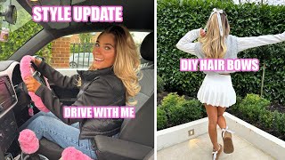 DRIVE WITH ME To Update & Try On My Style for 2024! | Rosie McClelland