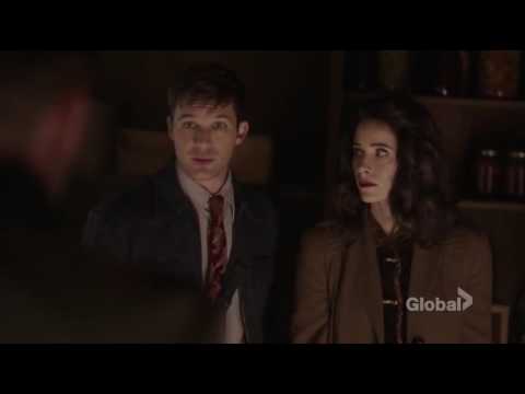 lucy wyatt ian flemming aka james bond and rufus Timeless 1x04 clip