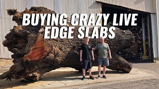 Buying the Nicest Live Edge Slabs in LA