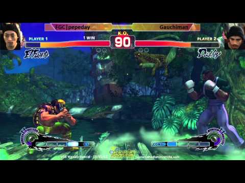 VSB Weekly Special - USF4 Casuals - Gauchiman vs Pepeday