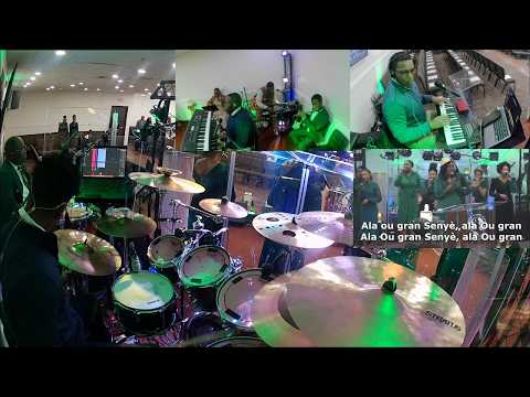 Ala ou Gran Senyè  | Combine Dieu eat Grand - (How Great Is Our God) Live Band Cam @hagbrocktonMA