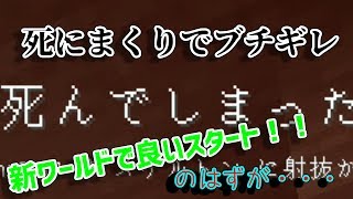 マインクラフト new world 新しい世界でまさかのブチギレ？！