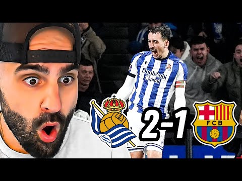 Real Sociedad SHOCK FC Barcelona 2-1 | NO RAPHINHA NO PARTY...
