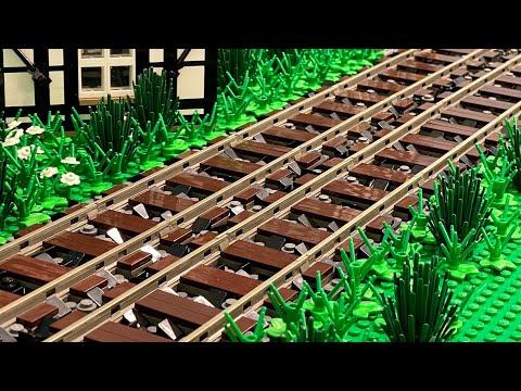 Eisenbahn-Strecke - Bau einer Lego Stadt Teil 196.
