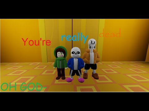 Bad Time Trio | Sans vs Chara (Roblox)