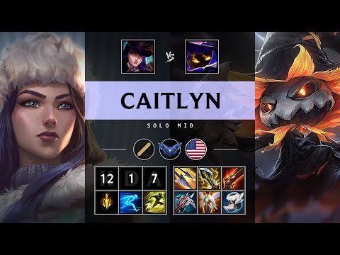 Caitlyn Mid vs Veigar - NA Diamond Patch 25.13