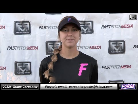 2023 Grace Carpenter 3.8 GPA - Athletic Outfielder Softball Skills Video - Fresno Force 18 Gold