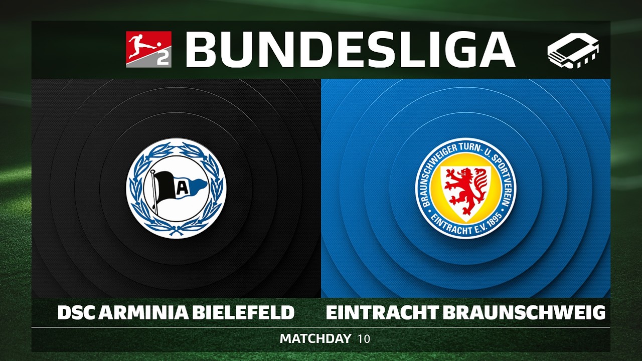 DSC Arminia Bielefeld vs. Eintracht Braunschweig | Matchday 10 - Bundesliga 2 2026/27
