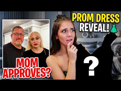 MY PROM DRESS REVEAL! (Plus my mom’s extreme helicopter parenting... 🚁)