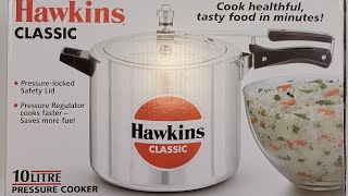 Hawkins Classic 10 litre Pressure cooker Unboxing