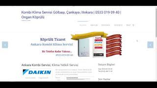 ANKARA KOMBİ KLİMA SERVİSİ