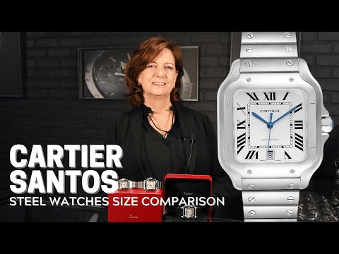 Cartier Santos Steel Watches Size Comparison | SwissWatchExpo
