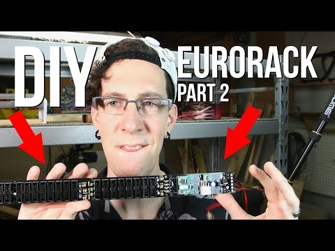 DIY Music Studio - How to make Your Own Synth / Eurorack Power Supply (Synthrotek Case Power Green)