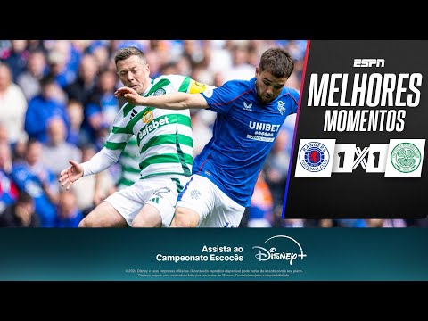 CELTIC e RANGERS ficam no empate em clássico na Escócia! | Melhores Momentos