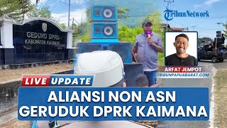 Aliansi Non ASN Geruduk Kantor DPRK Kaimana, Pertanyakan Status Pengusulan PPPK: Sudah Setahun!