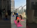 Mandira Bedi Stunning Yoga Workout Ll Shorts