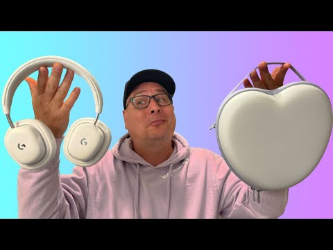 Logitech G735 Lightspeed  belaidės ausinės žaidimams, Baltos spalvos video
