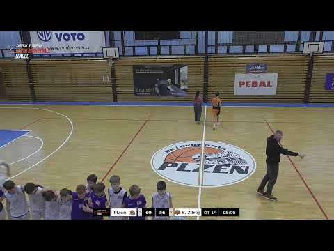 CEYBL U13, 30. 11. 2025, BK Lokomotiva Plzeň - MKS Basket Szczawno Zdrój