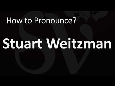 How to Pronounce Stuart Weitzman? (CORRECTLY)