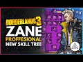 BORDERLANDS 3 | New ZANE 'The Proffesional' Skill Tree Breakdown - All Action Skills, Perks & More