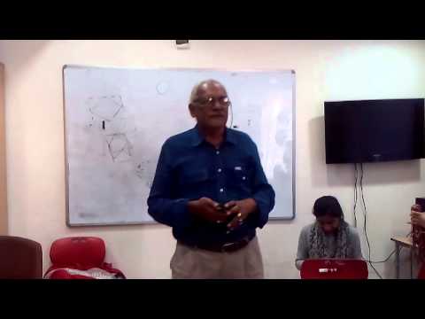 Mr. Errol Pires, an eminent NID Professor is conducting a workshop