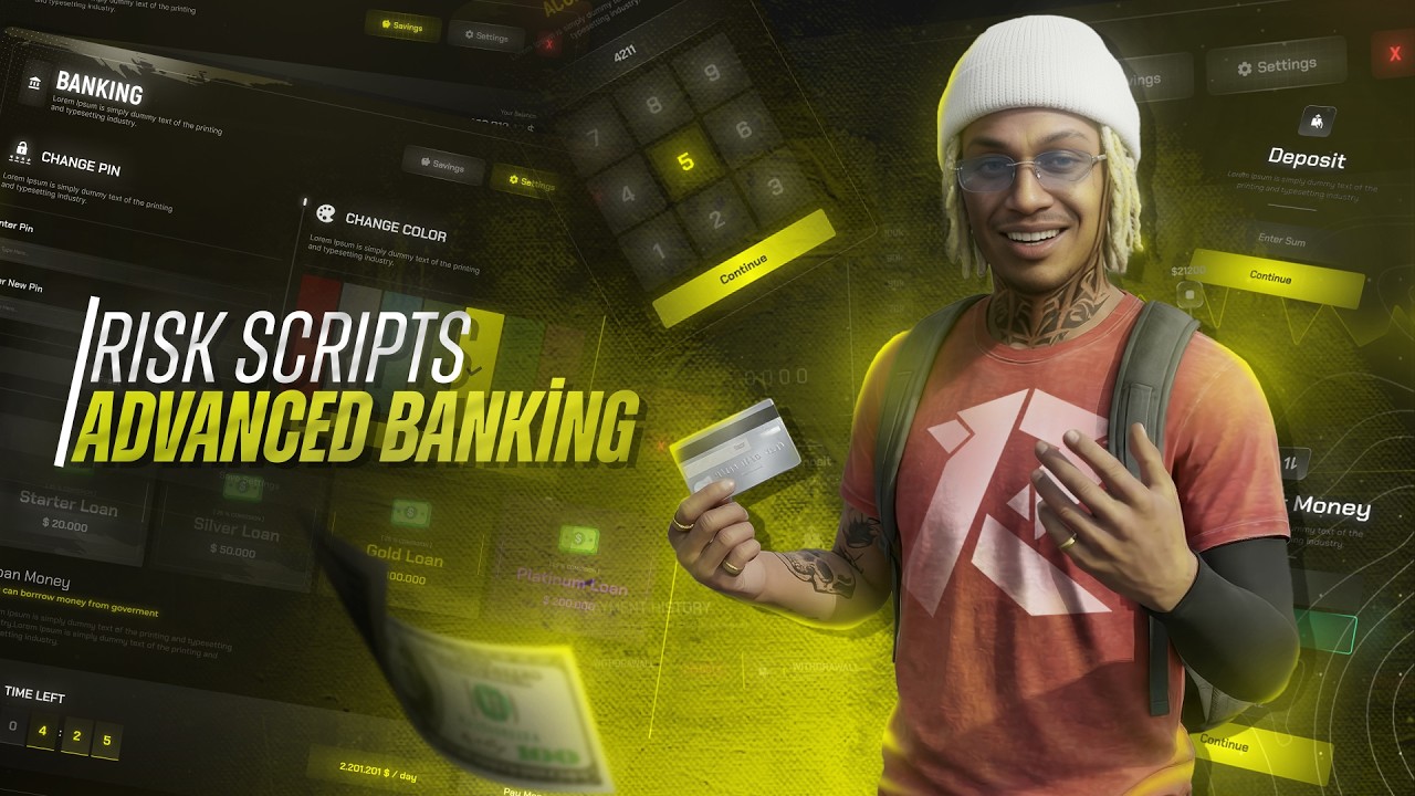 This FiveM Banking Script is INSANE! | ATMs, Loan System, Transaction History & ESX/QBCore/QBox