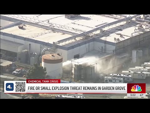 Efforts to thwart blast from Garden Grove chemical tank