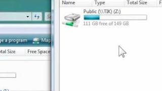 How to disconnect a network drive
