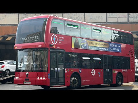BYD BD11 London Central EBD1 LF74TZA Route 321 Foots Cray Tesco