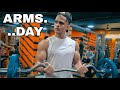 My favorite workout for arms--!! #armsday #workout